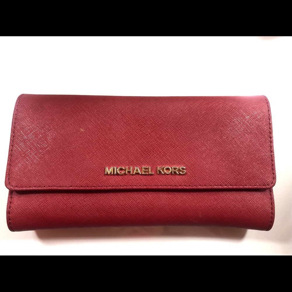 Michael Kors checkbook wallet